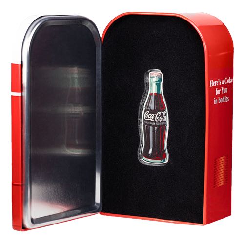 Bouteille de Coca-Cola - Pièce de 1 oz en argent  coin collectible - Main Image 4
