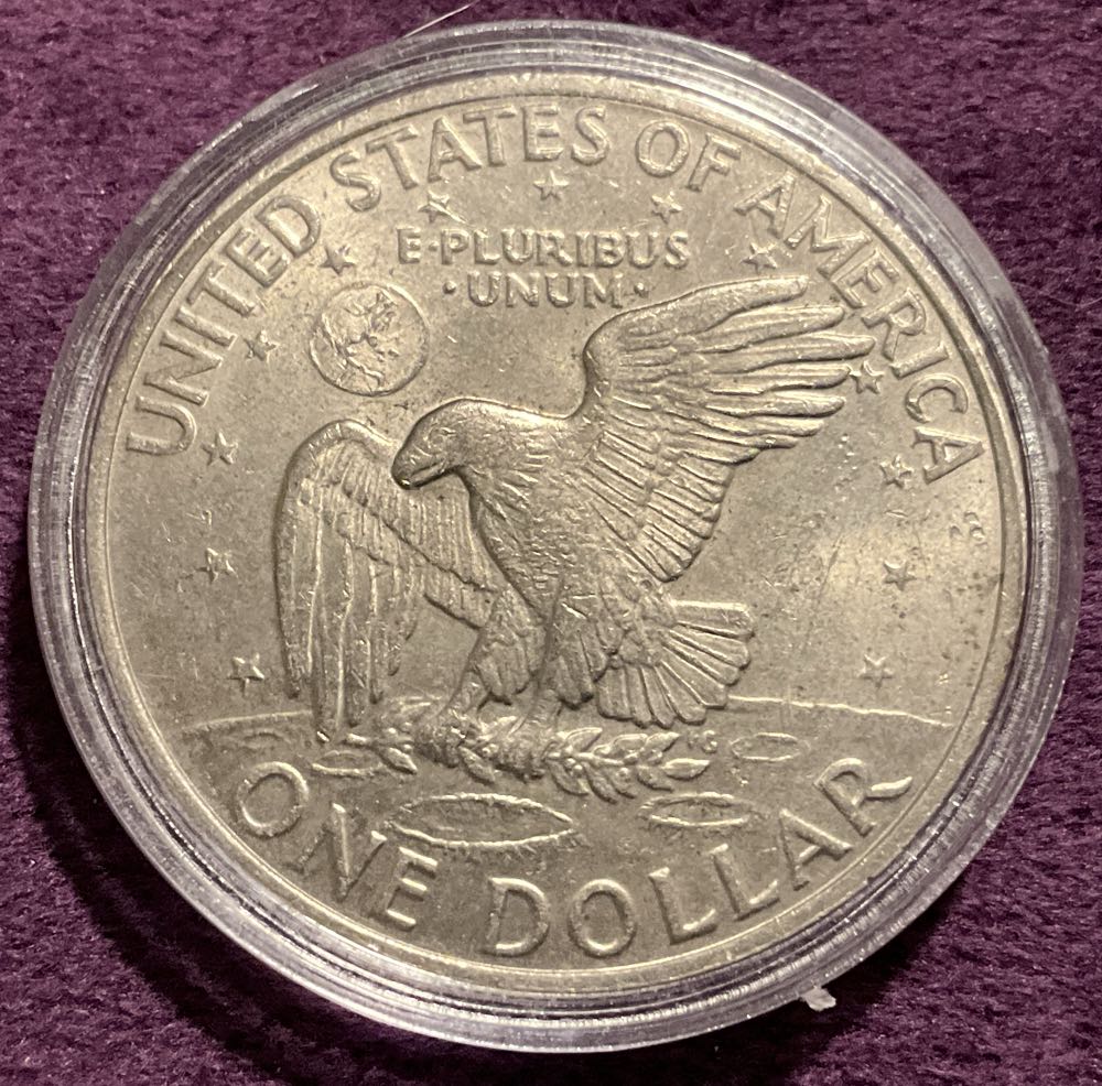 1971 D Eisenhower Dollar  coin collectible - Main Image 4