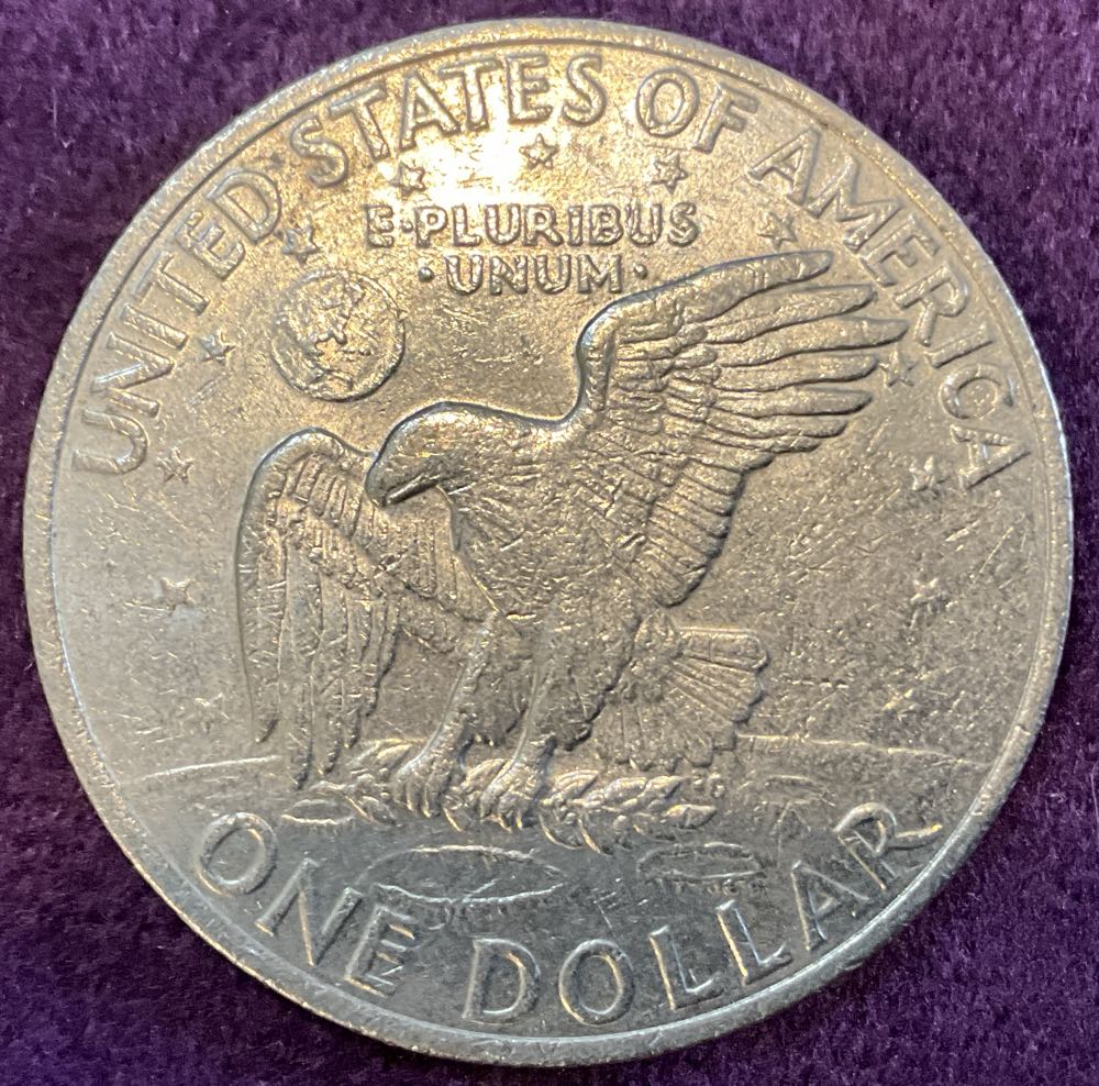 Eisenhower Dollar 1971 D 3  coin collectible - Main Image 2