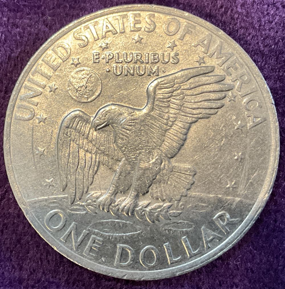 Eisenhower Dollar 1971 D 4  coin collectible - Main Image 2