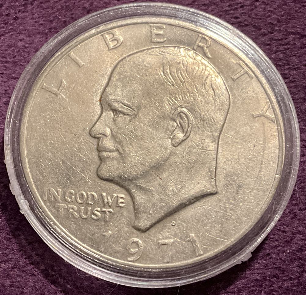 Eisenhower Dollar 1971 D 4  coin collectible - Main Image 3