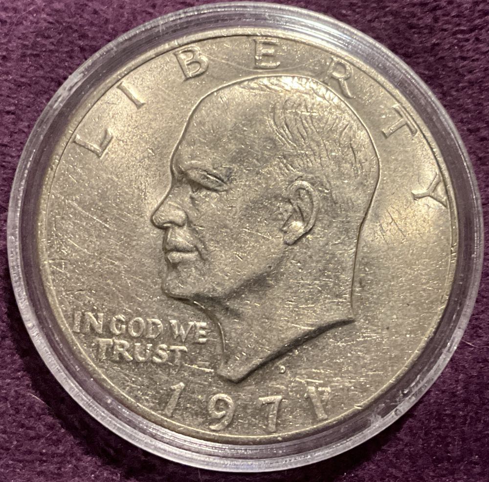 Eisenhower Dollar 1971 D  coin collectible - Main Image 3