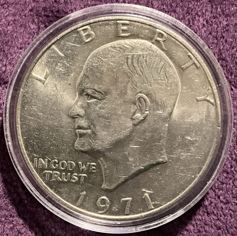 Eisenhower Dollar 1971 D  coin collectible - Main Image 3