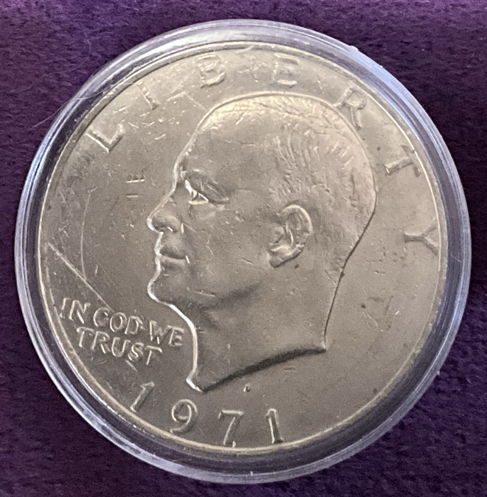 Eisenhower Dollar 1971 D  coin collectible - Main Image 3