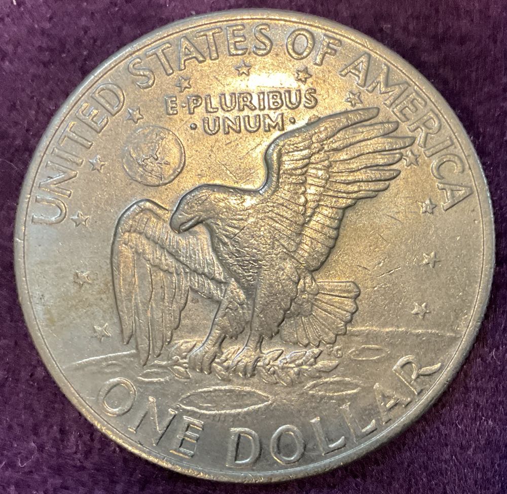 Eisenhower Dollar 1972 D  coin collectible - Main Image 2