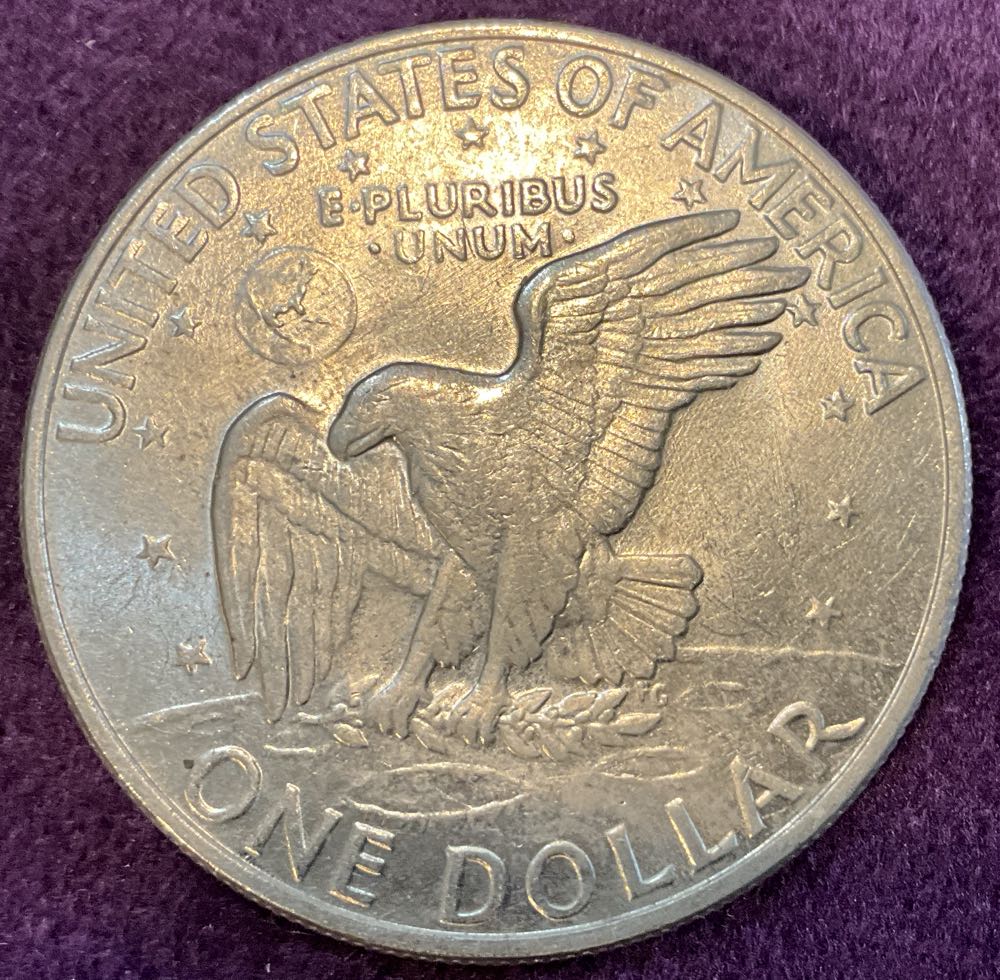 Eisenhower Dollar 1972 D  coin collectible - Main Image 2