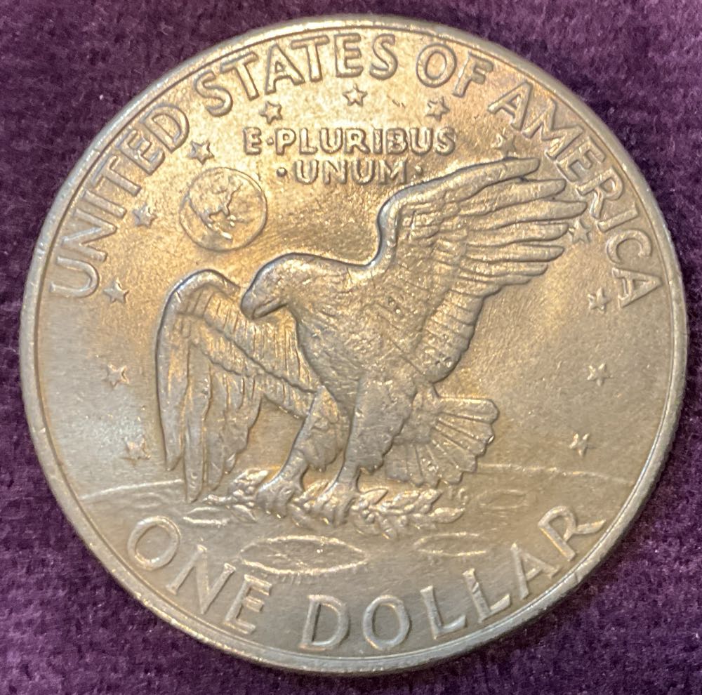 Eisenhower Dollar 1972 D  coin collectible - Main Image 2