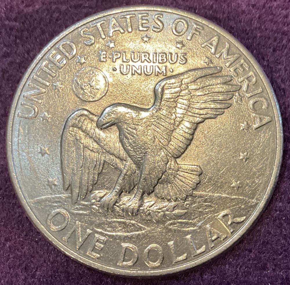 Eisenhower Dollar 1972 D  coin collectible - Main Image 2