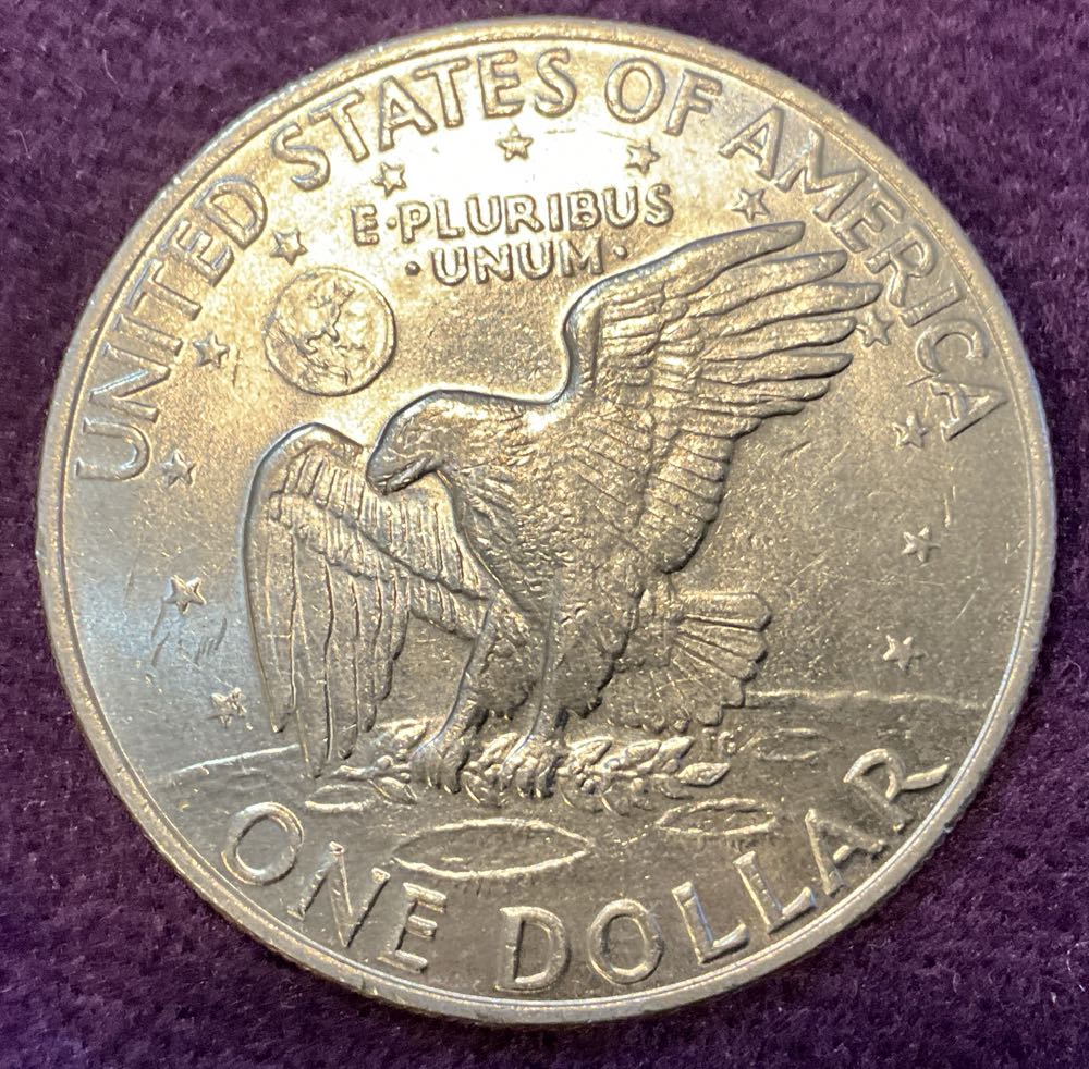 Eisenhower Dollar 1972 D  coin collectible - Main Image 2