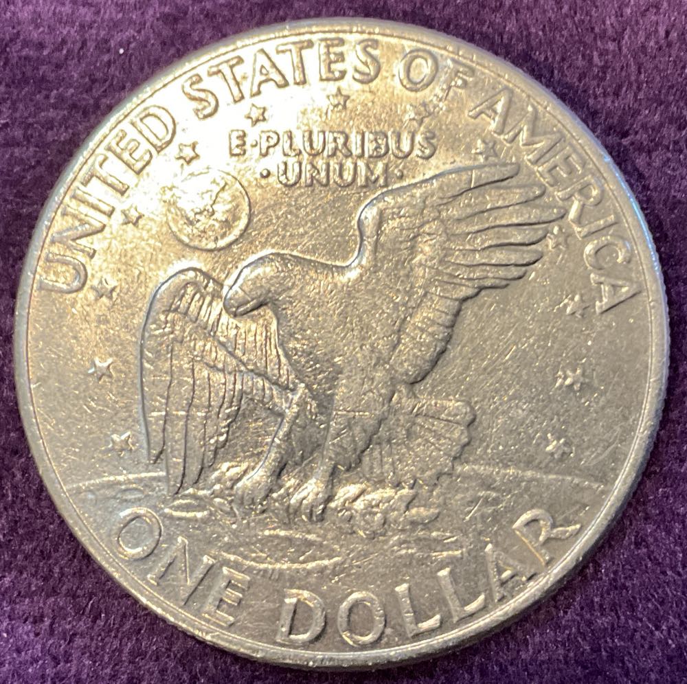 Eisenhower Dollar 1972 D  coin collectible - Main Image 2