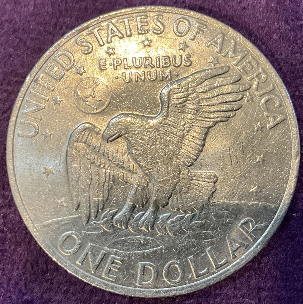 Eisenhower Dollar 1972 NM  coin collectible - Main Image 2