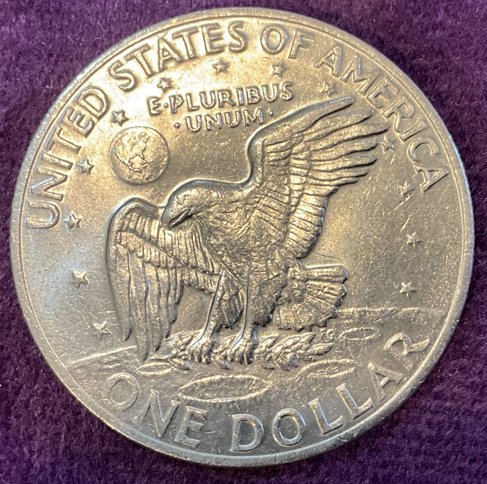 Eisenhower Dollar 1972 NM  coin collectible - Main Image 2