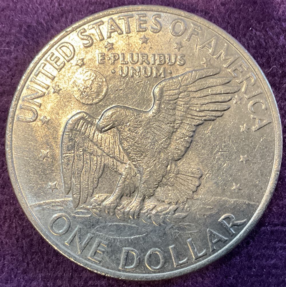 Eisenhower Dollar 1972 D  coin collectible - Main Image 2