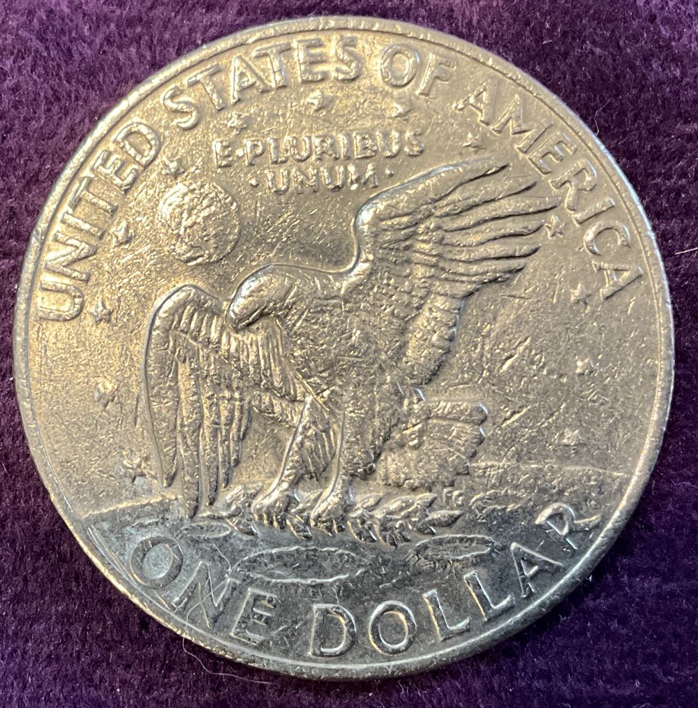 Eisenhower Dollar 1972 NM  coin collectible - Main Image 2