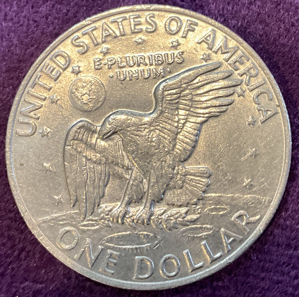 Eisenhower Dollar 1972 NM  coin collectible - Main Image 2