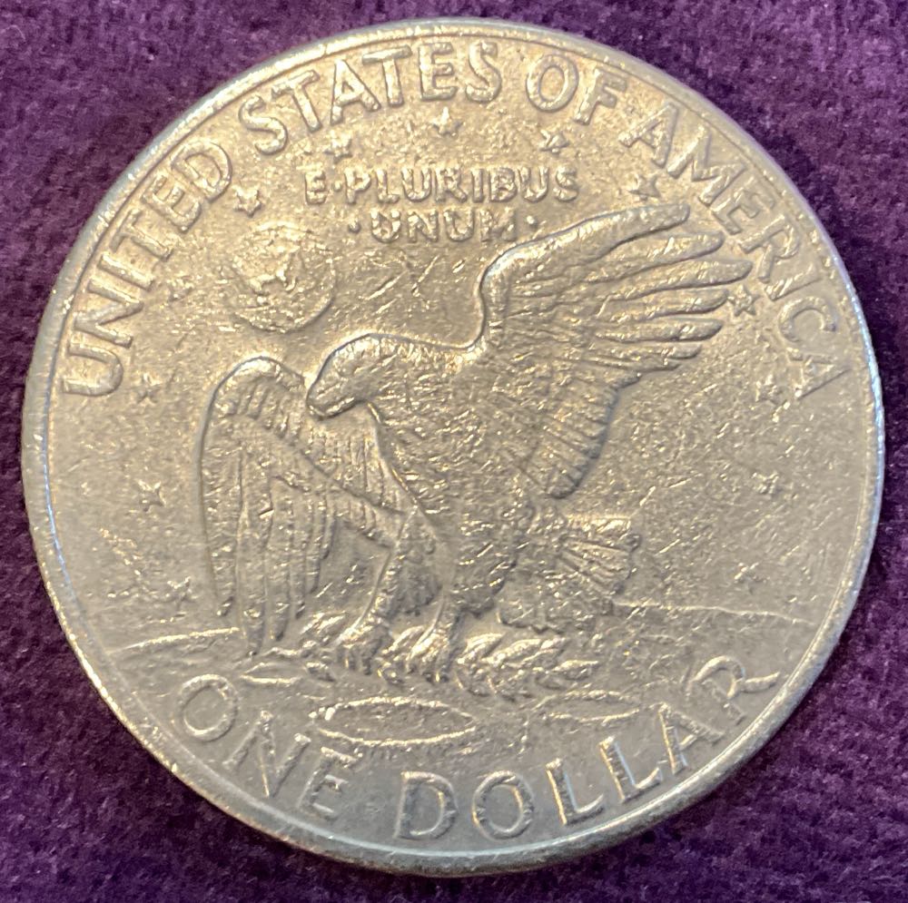 Eisenhower Dollar 1972 NM  coin collectible - Main Image 2