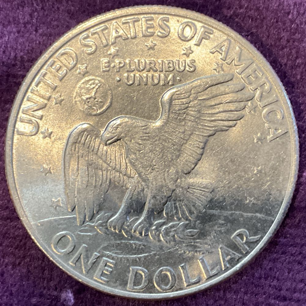 Eisenhower Dollar 1972 D  coin collectible - Main Image 2