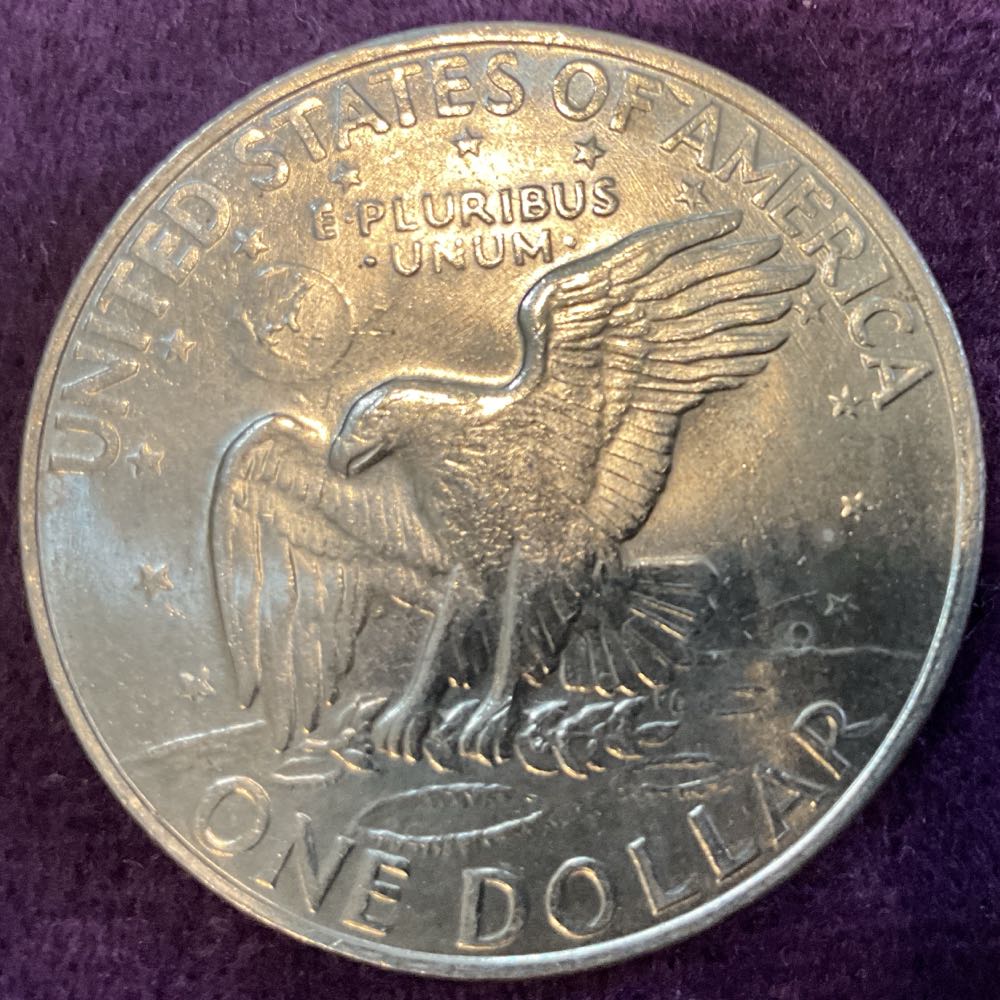 Eisenhower Dollar 1972 D  coin collectible - Main Image 2