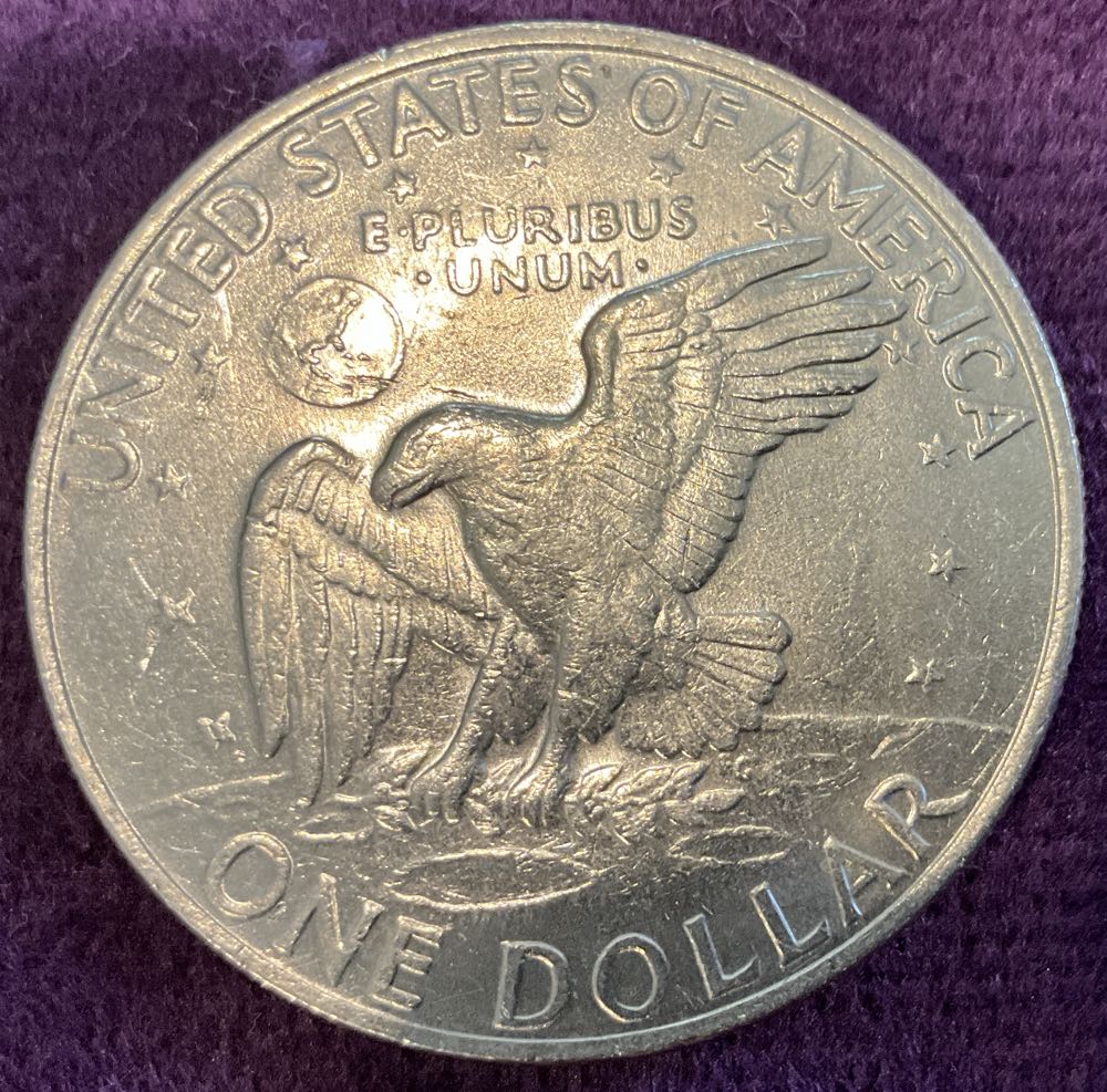 Eisenhower Dollar 1972 D  coin collectible - Main Image 2