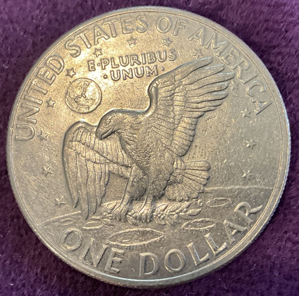 Eisenhower Dollar 1972 D  coin collectible - Main Image 2