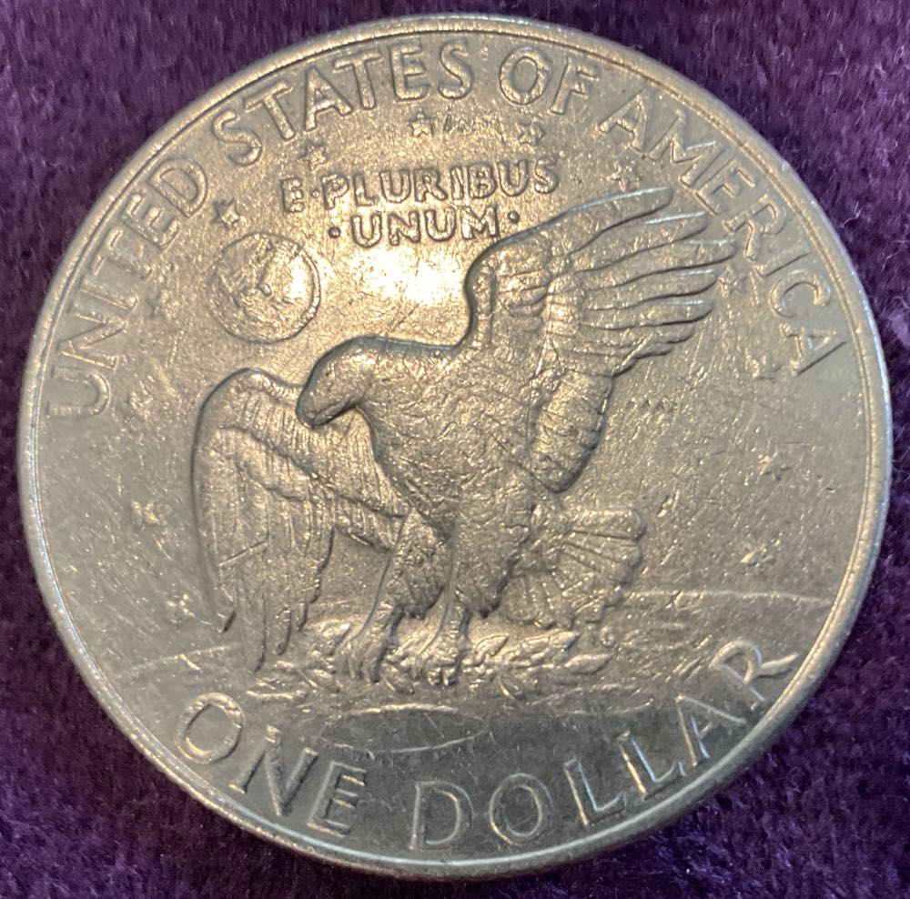 Eisenhower Dollar 1972 D  coin collectible - Main Image 2