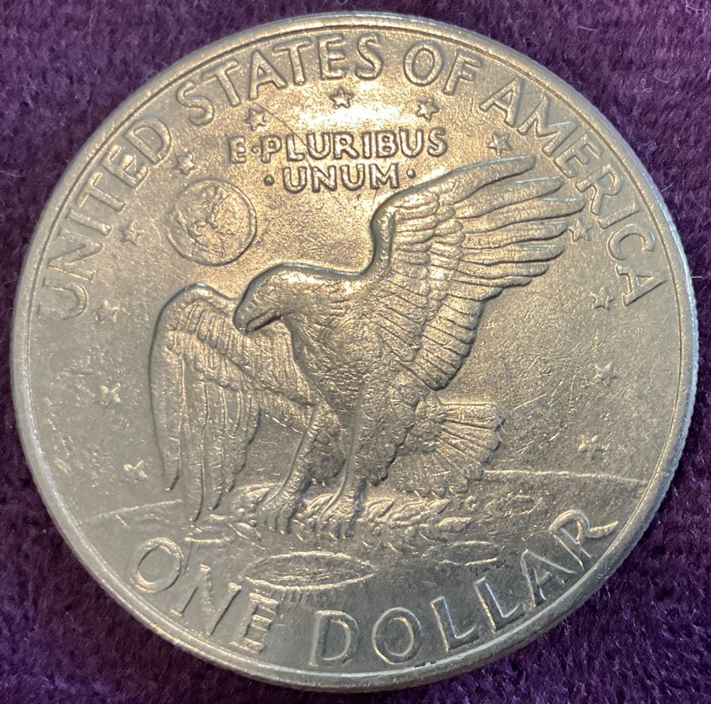 Eisenhower Dollar 1972 D  coin collectible - Main Image 2