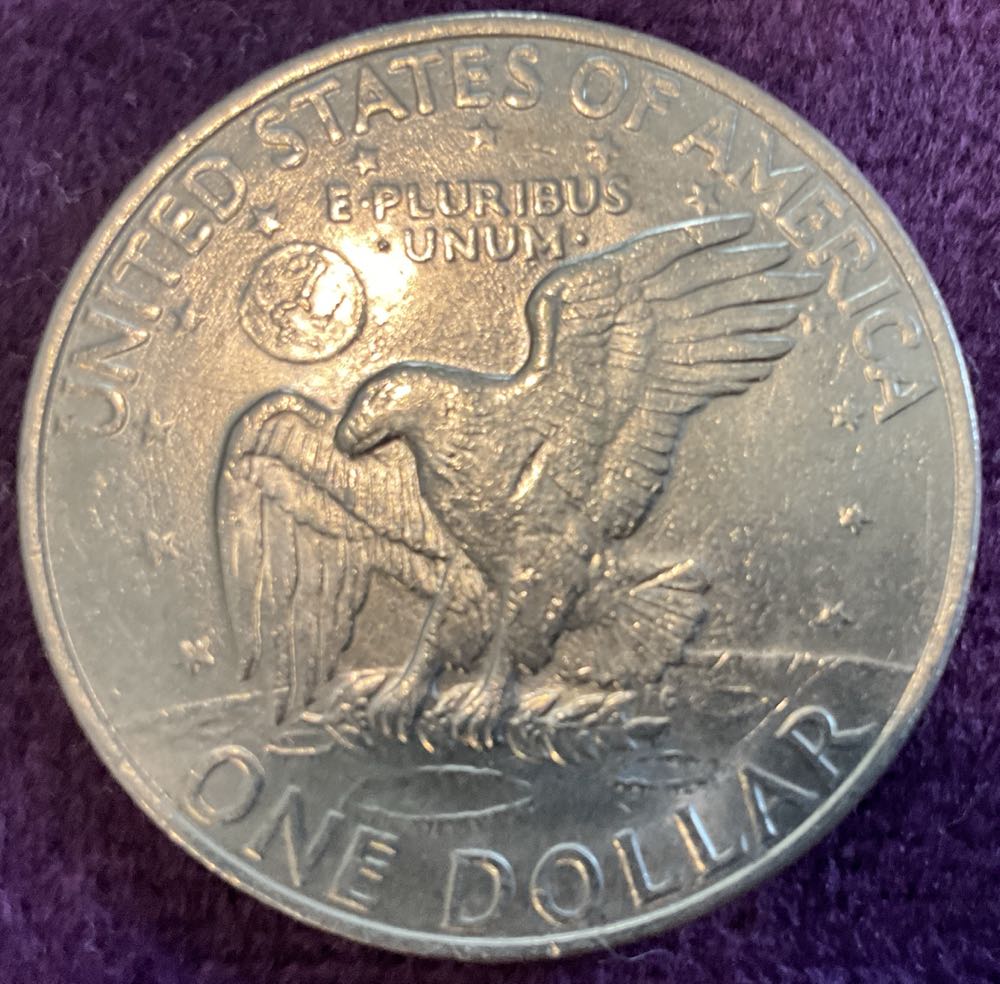 Eisenhower Dollar 1972 D  coin collectible - Main Image 2