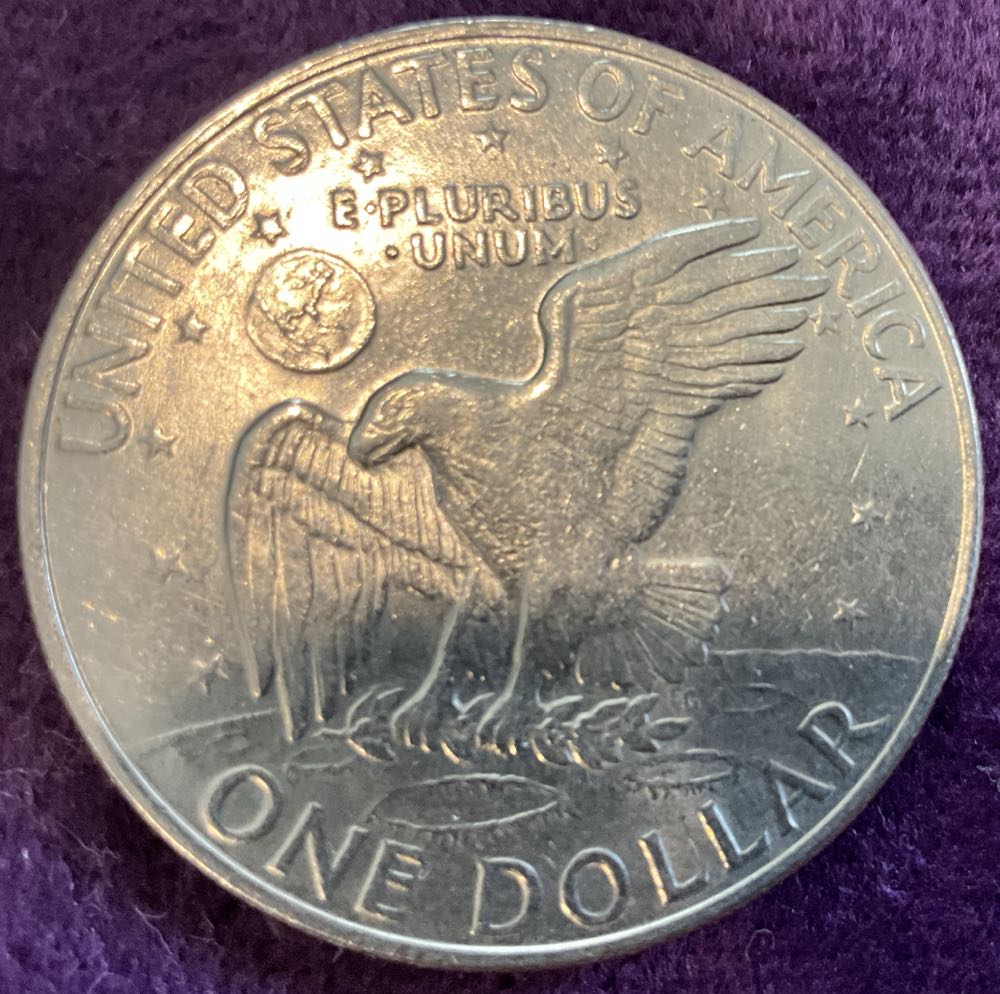 Eisenhower Dollar 1972 D  coin collectible - Main Image 2