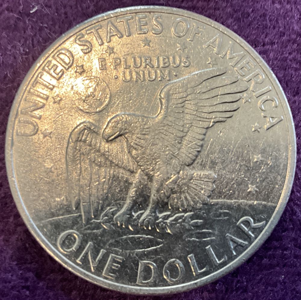 Eisenhower Dollar 1972 D  coin collectible - Main Image 2