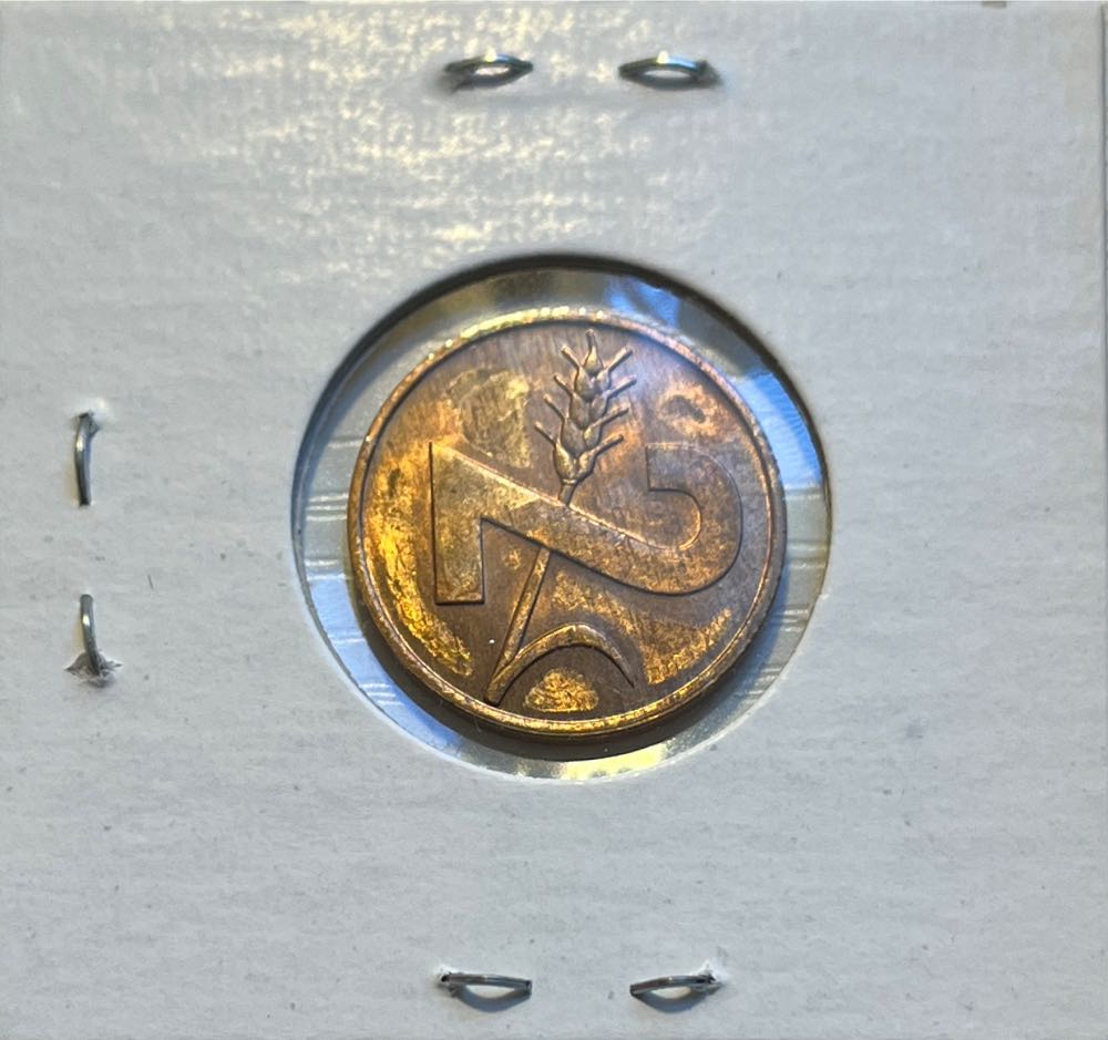 Swiss 1969 2 Rappen Wheat Spike  coin collectible - Main Image 2