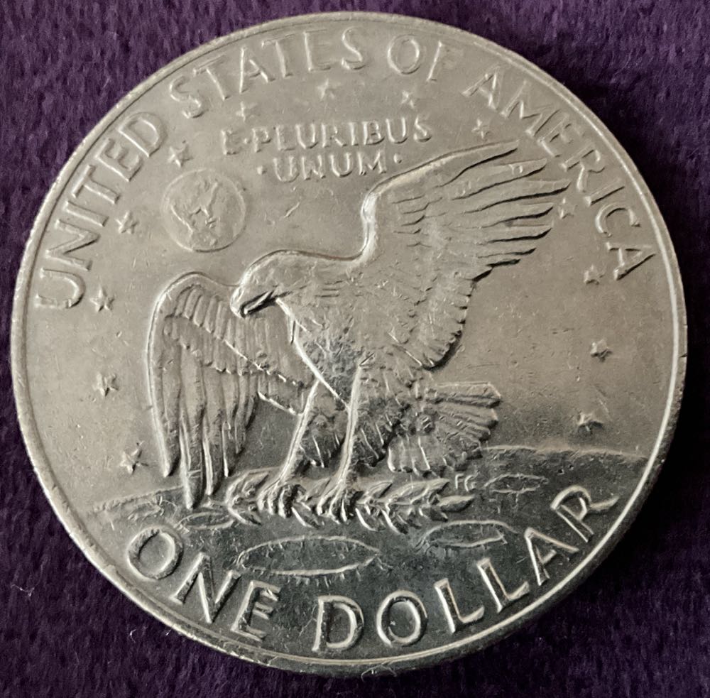 Eisenhower Dollar 1977 NM  coin collectible - Main Image 2