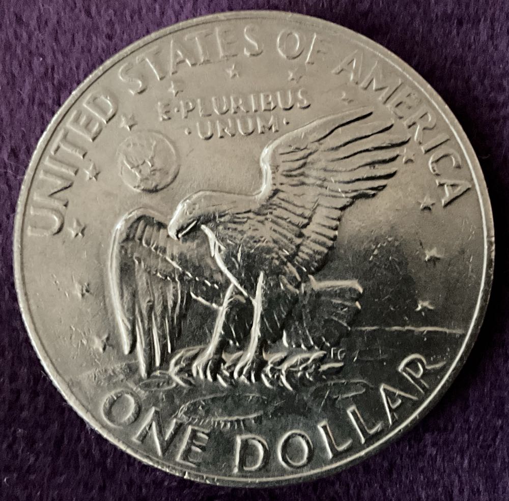 Eisenhower Dollar 1977 NM  coin collectible - Main Image 2