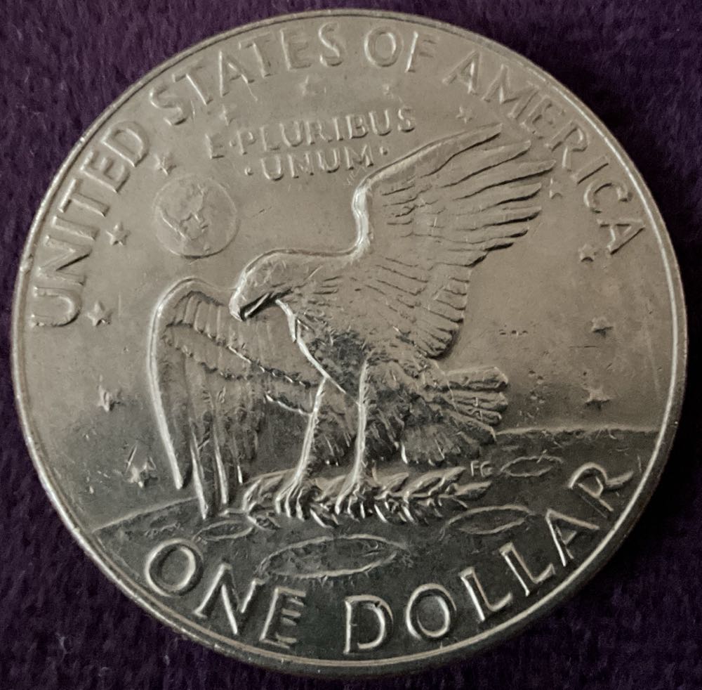 Eisenhower Dollar 1977 D  coin collectible - Main Image 2