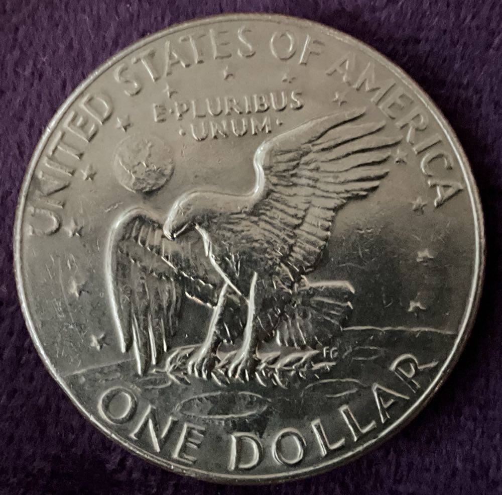 Eisenhower Dollar 1977 D  coin collectible - Main Image 2