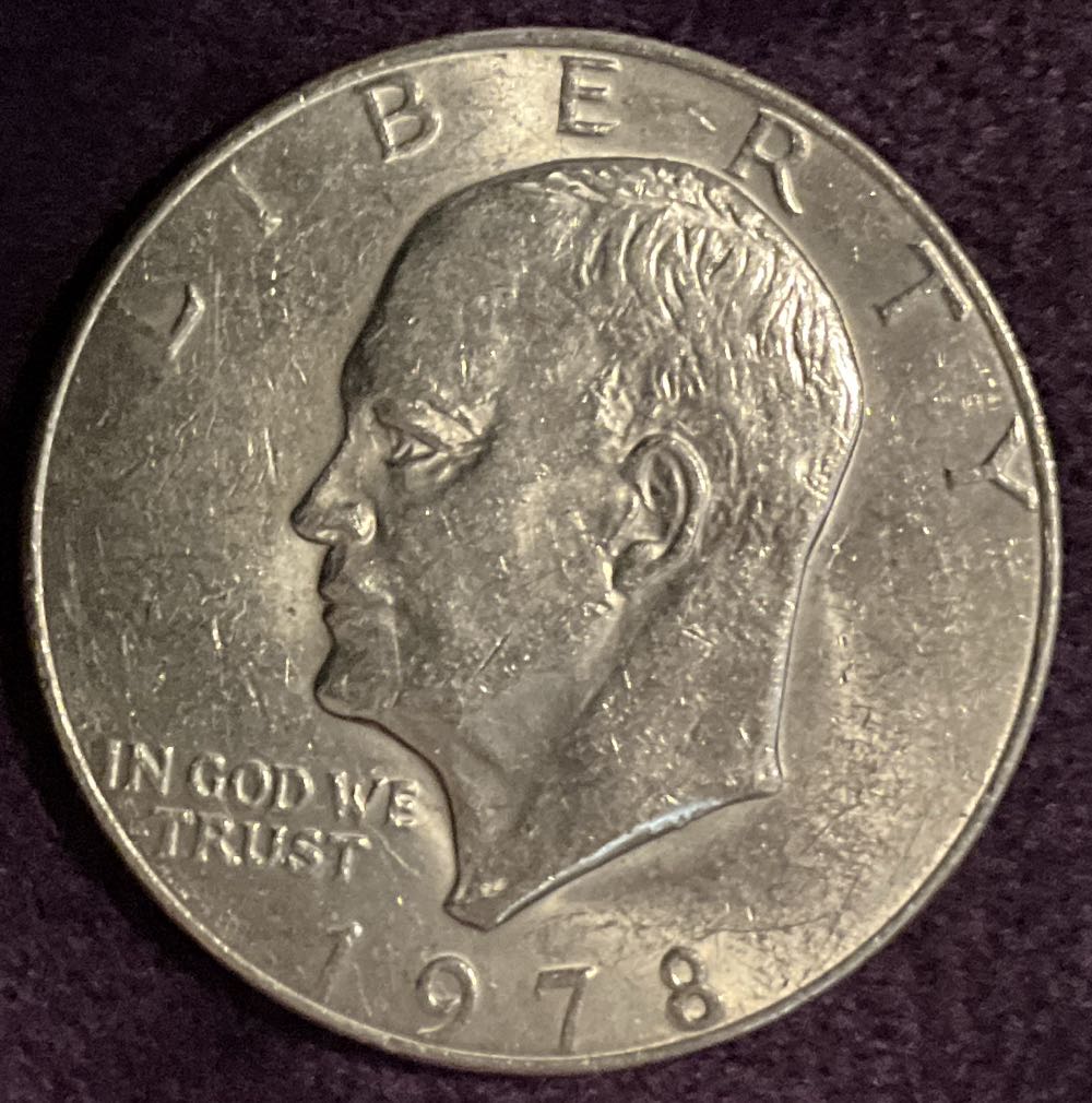 Eisenhower Dollar 1978 NM  coin collectible - Main Image 3