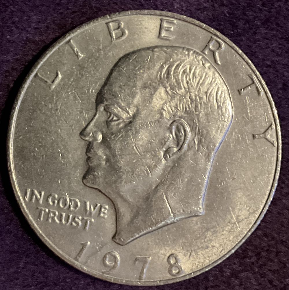 Eisenhower Dollar 1978 NM  coin collectible - Main Image 3