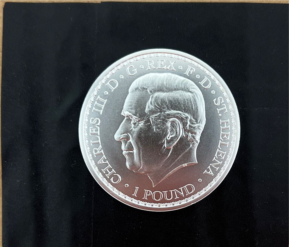St Helena Silver Round - 2023 Una And The Lion  coin collectible - Main Image 2
