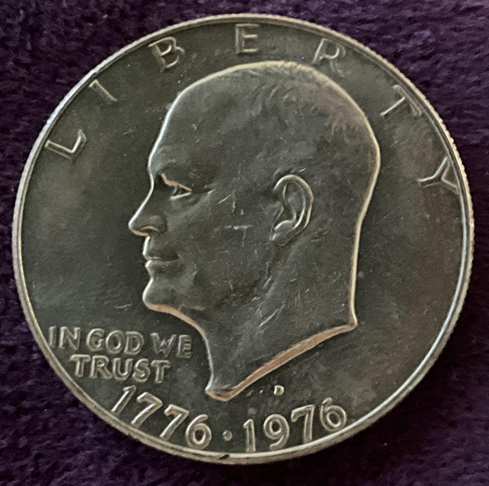 Eisenhower Dollar 1976 D  coin collectible - Main Image 3