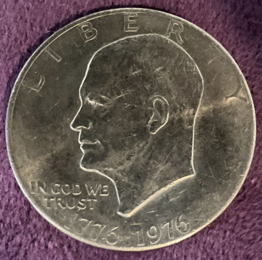 Eisenhower Dollar 1976 NM  coin collectible - Main Image 3