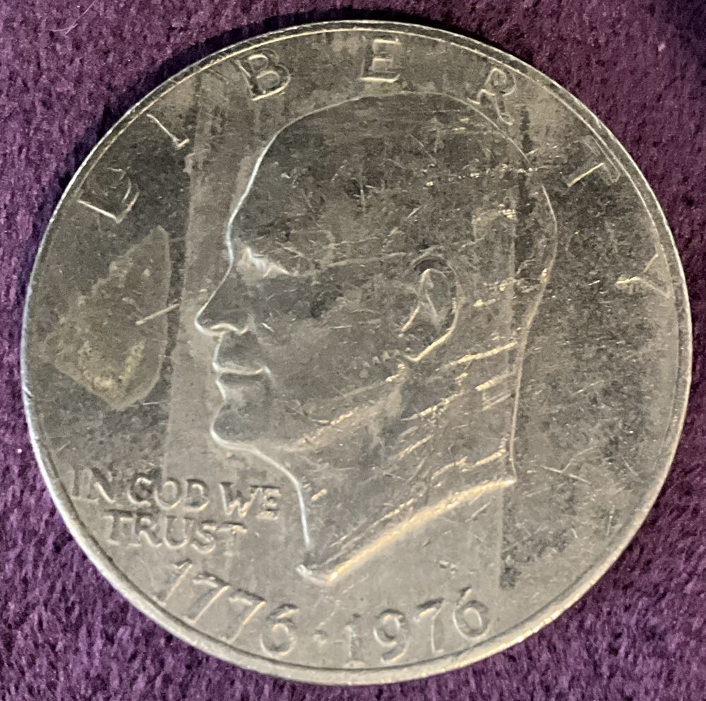 Eisenhower Dollar 1976 NM  coin collectible - Main Image 3