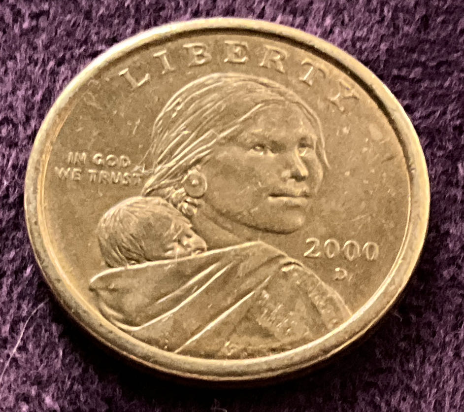 Sacagawea Dollar 2000 D  coin collectible - Main Image 3