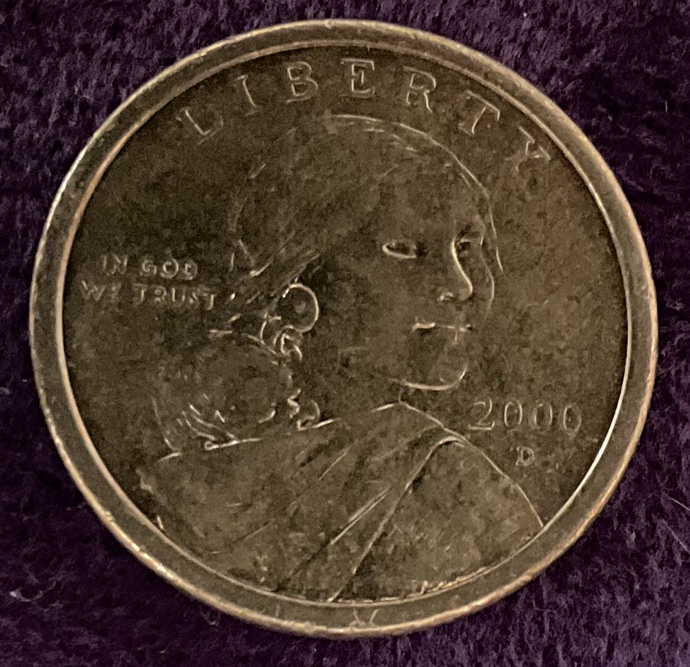Sacagawea Dollar 2000 D  coin collectible - Main Image 3