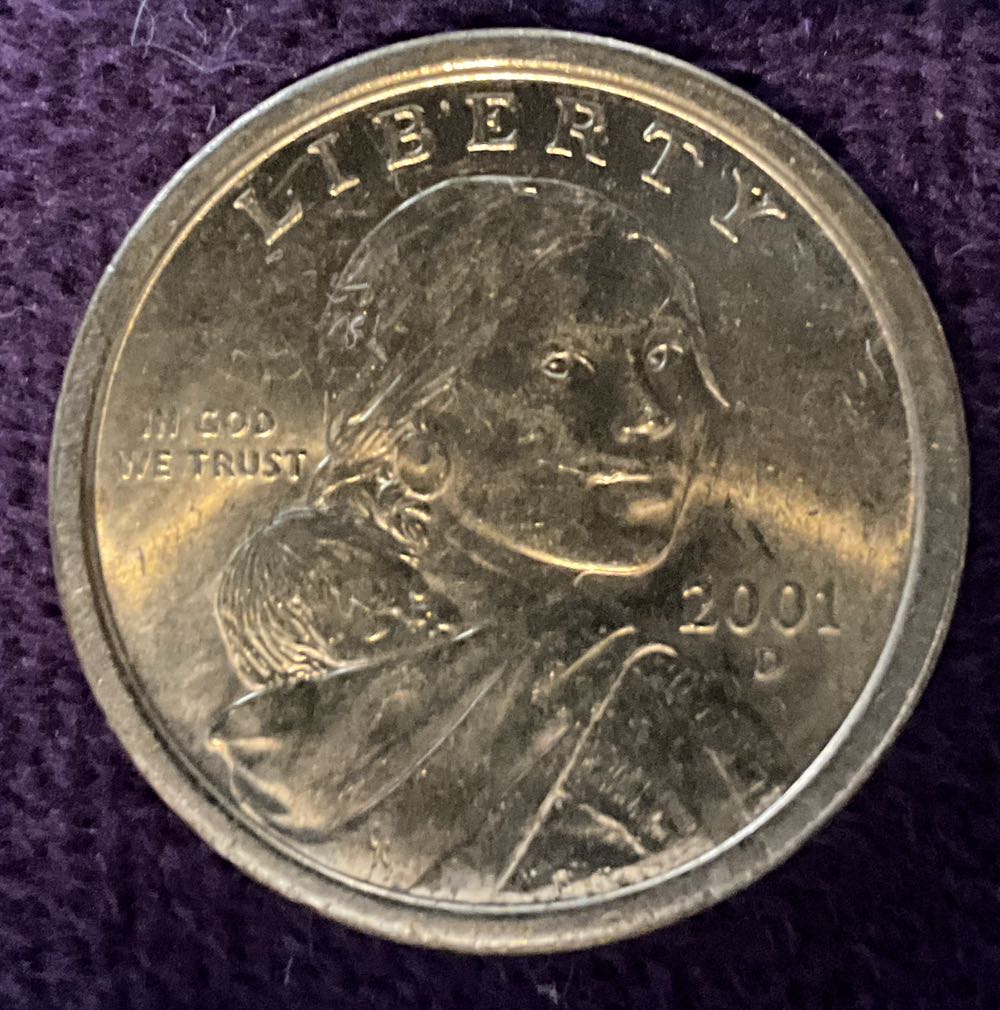 Sacagawea Dollar 2001 D  coin collectible - Main Image 3