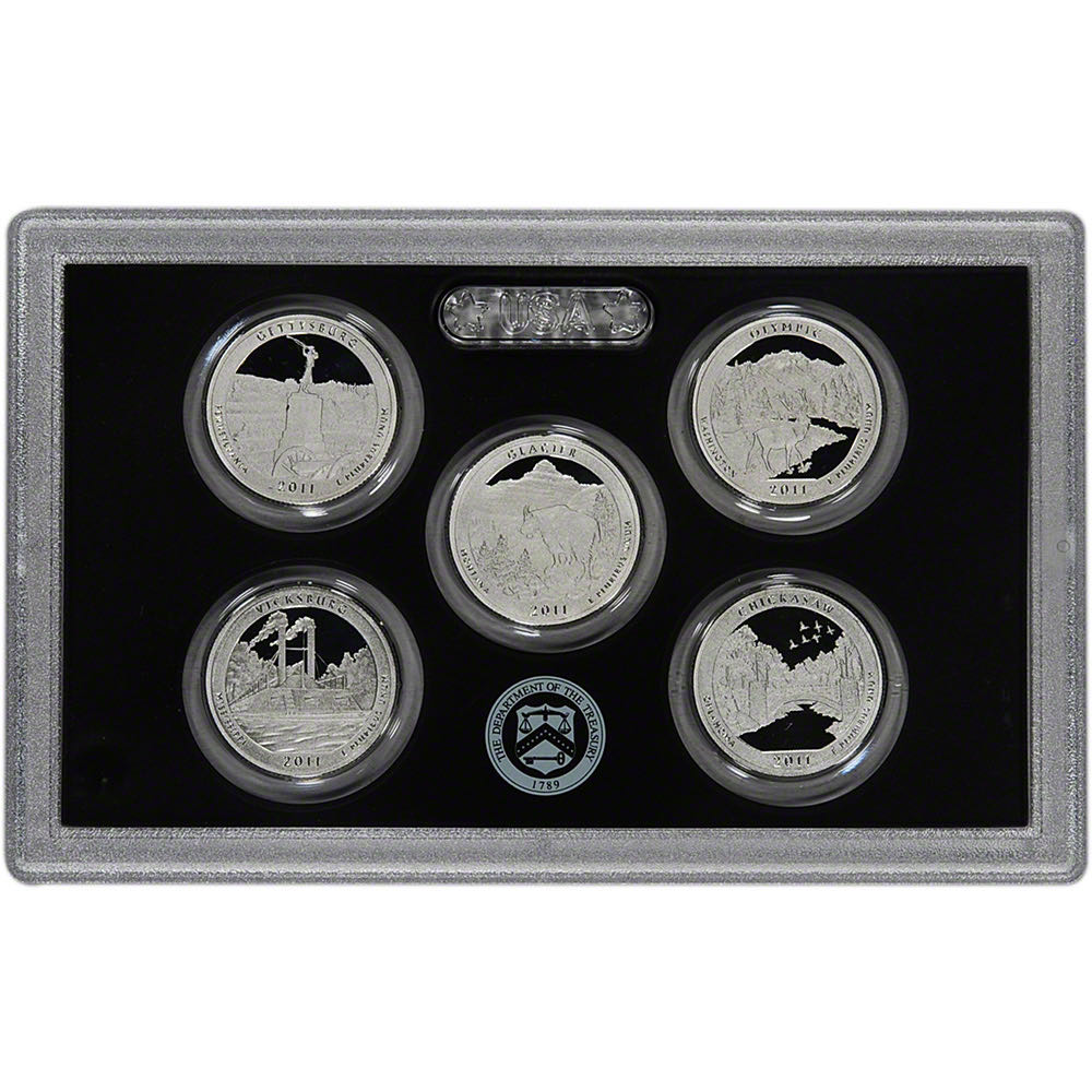 2011 US Mint Silver Proof Set  coin collectible - Main Image 3