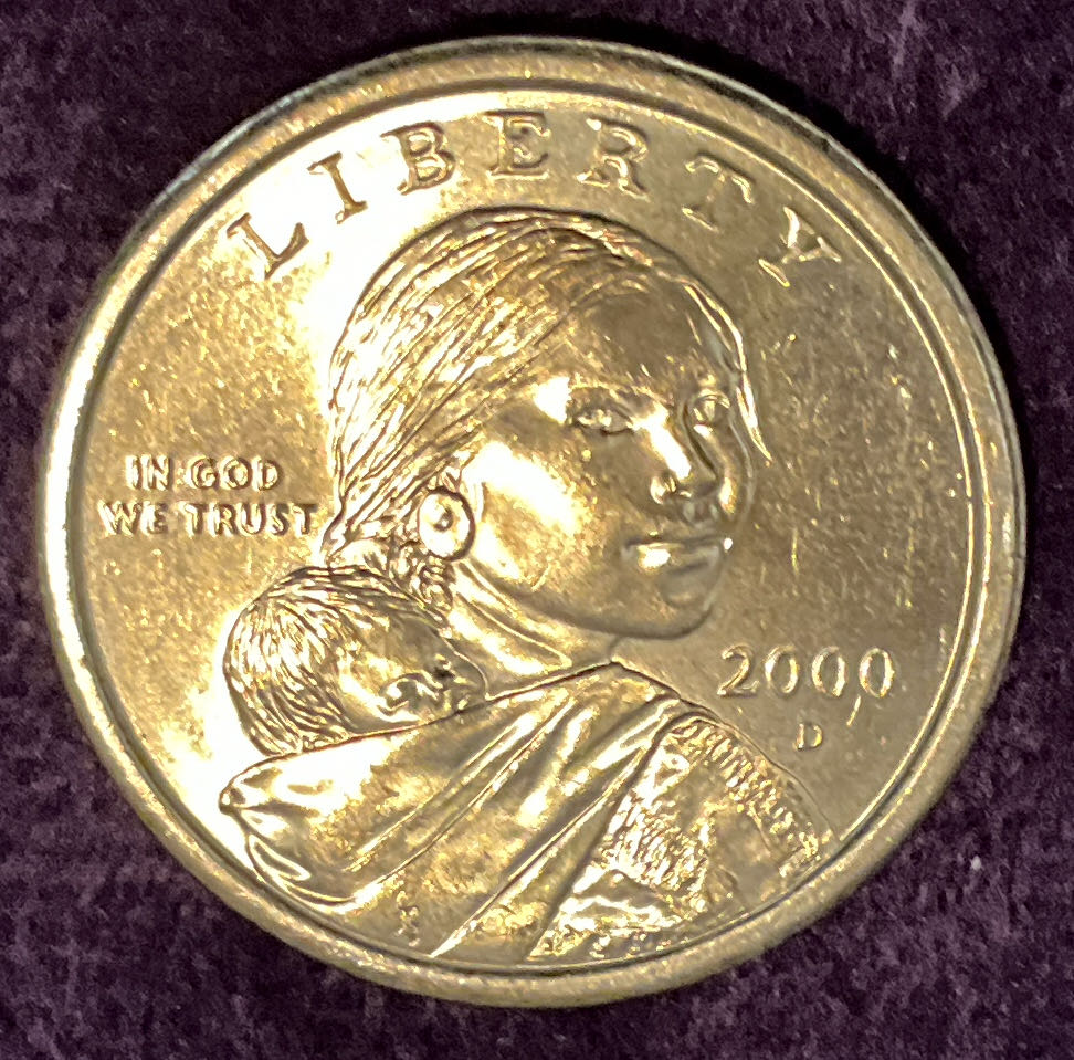 Sacagawea Dollar 2000 D  coin collectible - Main Image 3