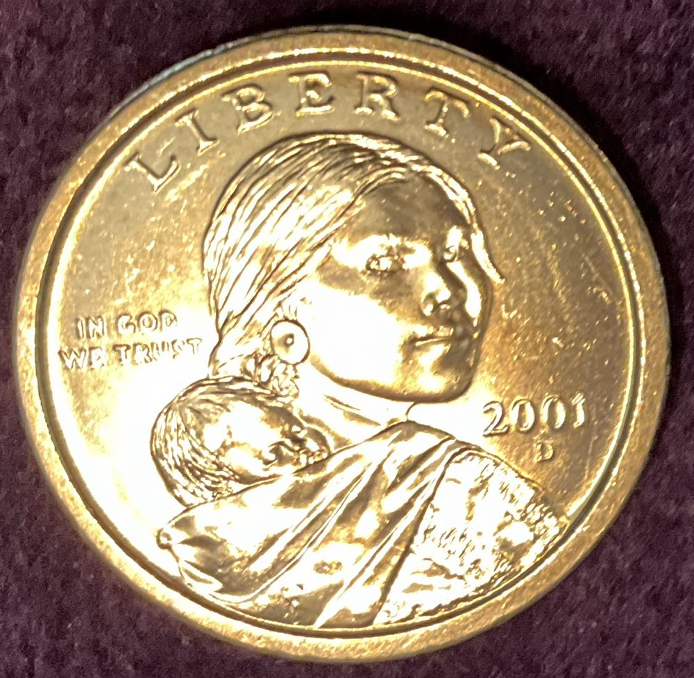 Sacagawea Dollar 2001 D  coin collectible - Main Image 3