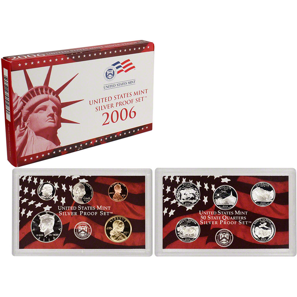 2006 US Mint Silver Proof Set  coin collectible - Main Image 2