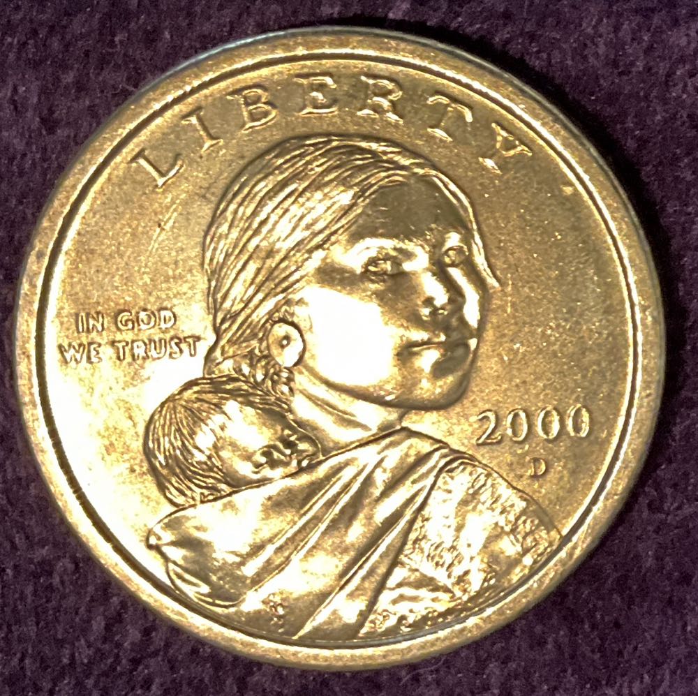 Sacagawea Dollar 2000 D  coin collectible - Main Image 3