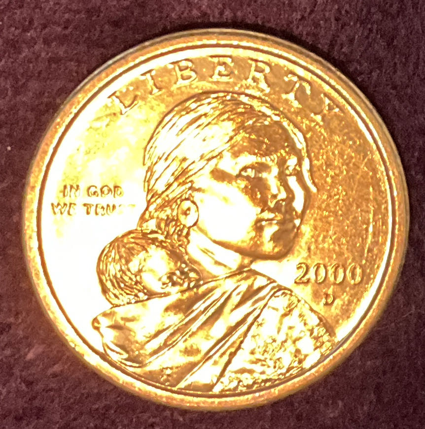 Sacagawea Dollar 2000 D  coin collectible - Main Image 3