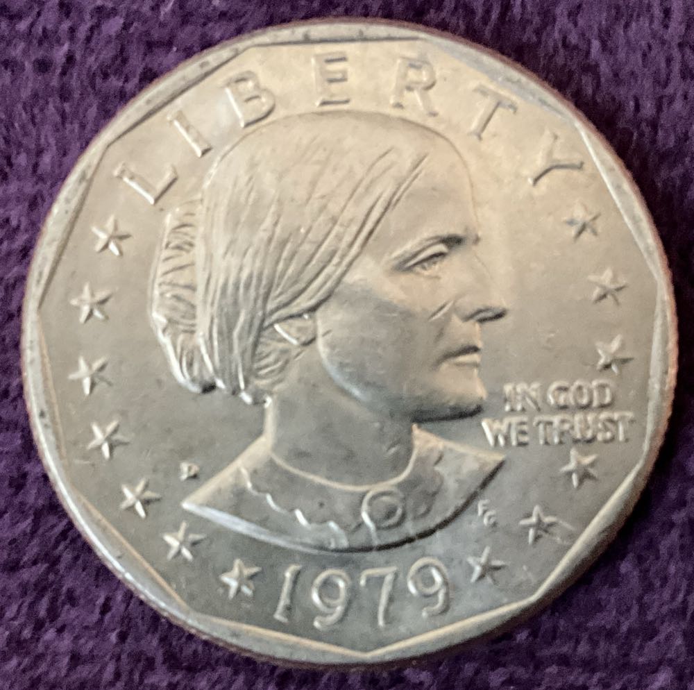 Susan B. Anthony 1979 D  coin collectible - Main Image 3